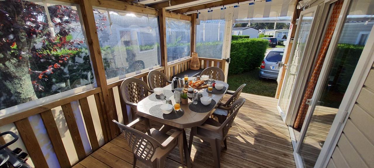 Mobilhome 2Ch Climatise-Terrasse Fermee-4 Velos-Camping 4 Etoiles Les Charmettes Les Mathes Zewnętrze zdjęcie