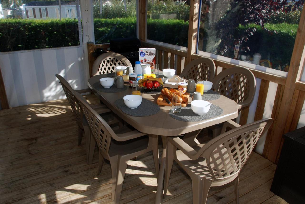 Mobilhome 2Ch Climatise-Terrasse Fermee-4 Velos-Camping 4 Etoiles Les Charmettes Les Mathes Zewnętrze zdjęcie