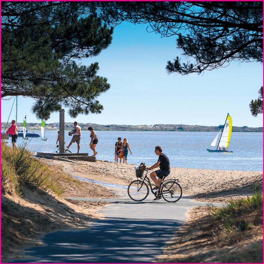 Mobilhome 2Ch Climatise-Terrasse Fermee-4 Velos-Camping 4 Etoiles Les Charmettes Les Mathes Zewnętrze zdjęcie